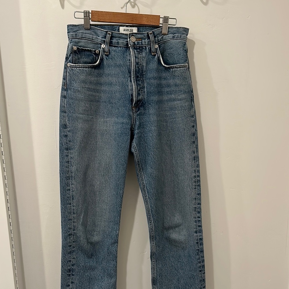 Agolde 90s Pinch Waist Women's Blue Jeans